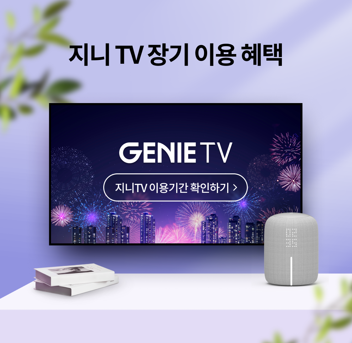 지니 TV 장기 이용 혜택